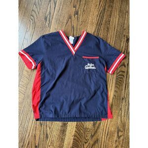 MLB St Louis Cardinals Rare Unisex Scrub Pull Over T-shirt Size Medium